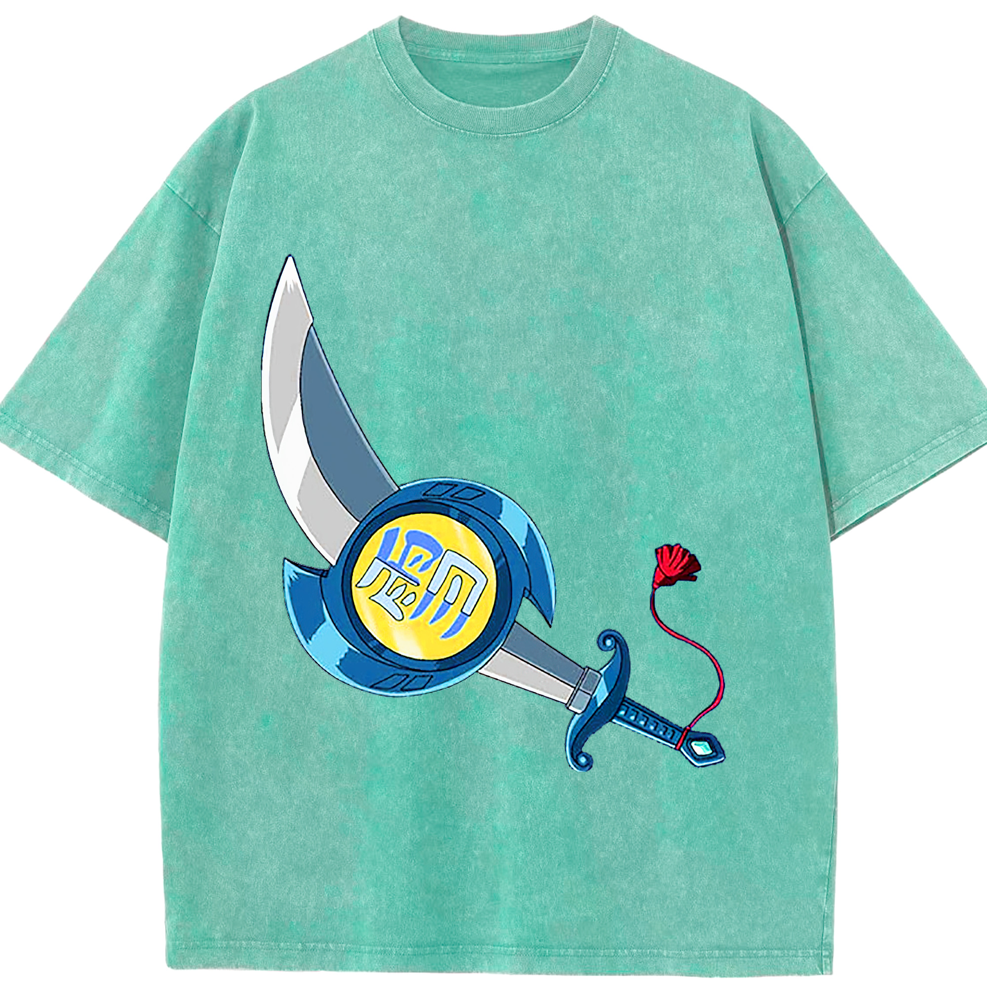 （画像用） 遊☆戯☆王 Yu-Gi-Oh! 綿100% ヴィンテージ風 半袖Tシャツ（フロントプリント）